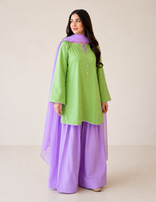Lavender Matcha - Stitched