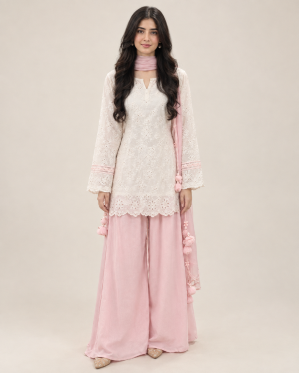 Blush Pink & Ivory - Stitched